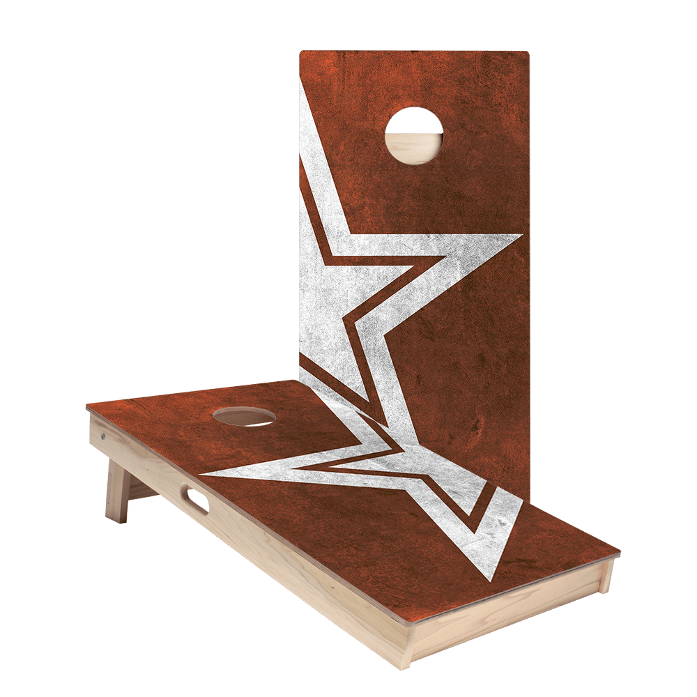 Rusty Star Star Cornhole Boards, - American Cornhole Association