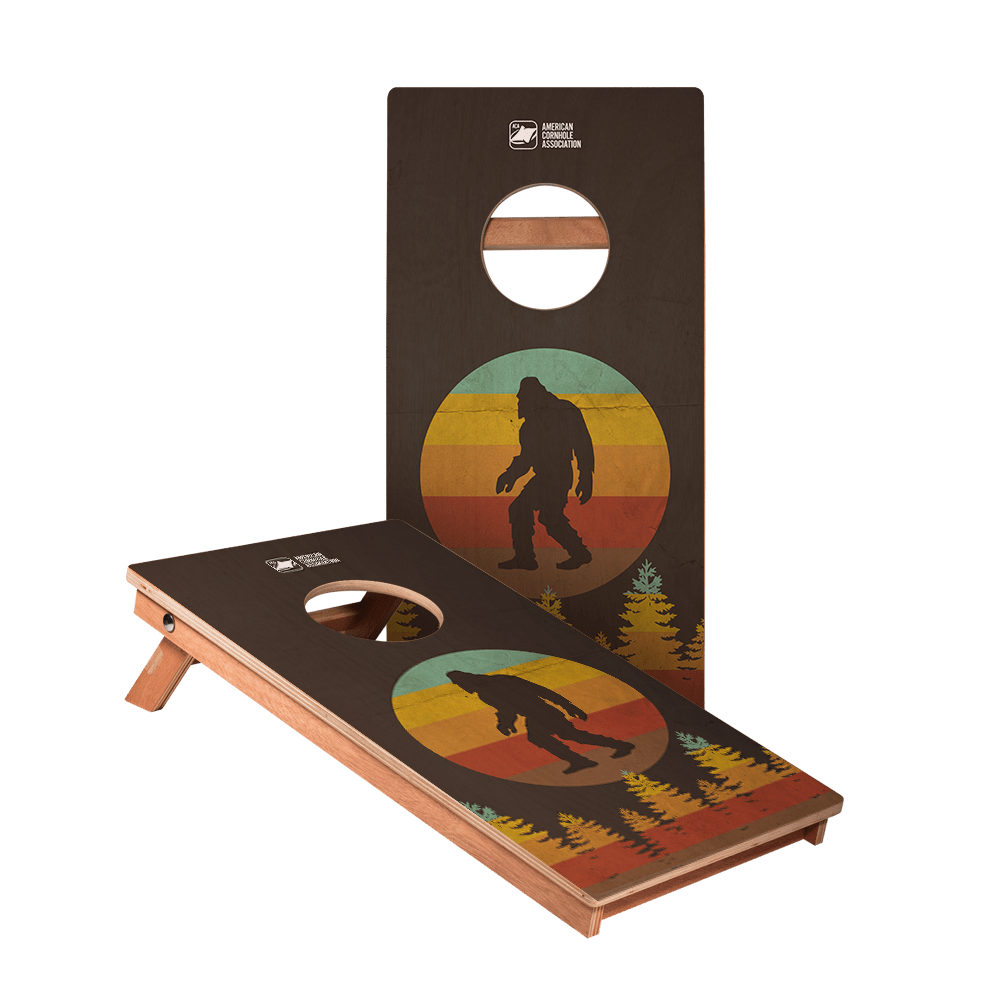 Sasquatch Backyard 1x2 ft Cornhole Boards - WACA - 500193 | American Cornhole Association