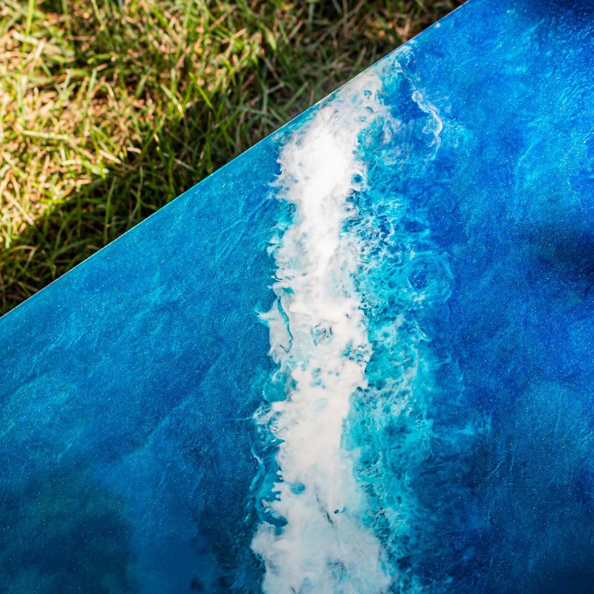 Studio Series Beach Resin 2x4 Cornhole Boards - EGCH24R-03 | American Cornhole Association