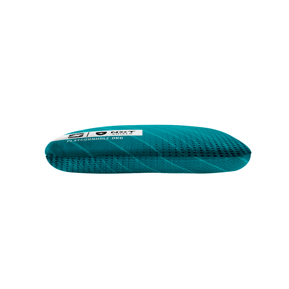 Teal NXT Shield Cornhole Bags, - American Cornhole Association