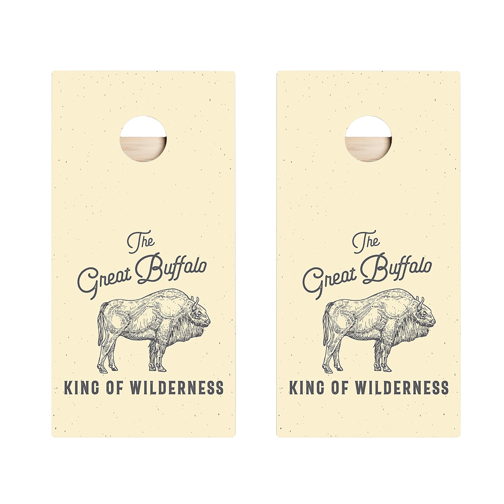 The Great Buffalo Star Cornhole Boards - ACA - 000392 | American Cornhole Association