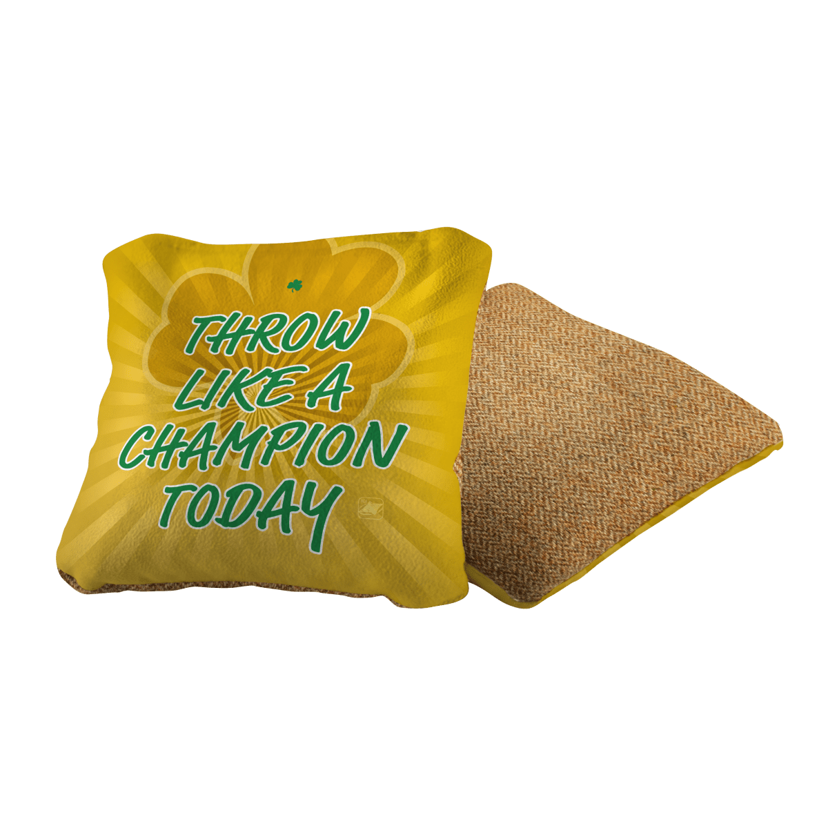 Throw Like a Champion Limited Edition Synergy Soft Cornhole Bags | 03.26 DROP - Gold 107041-130 | American Cornhole Association