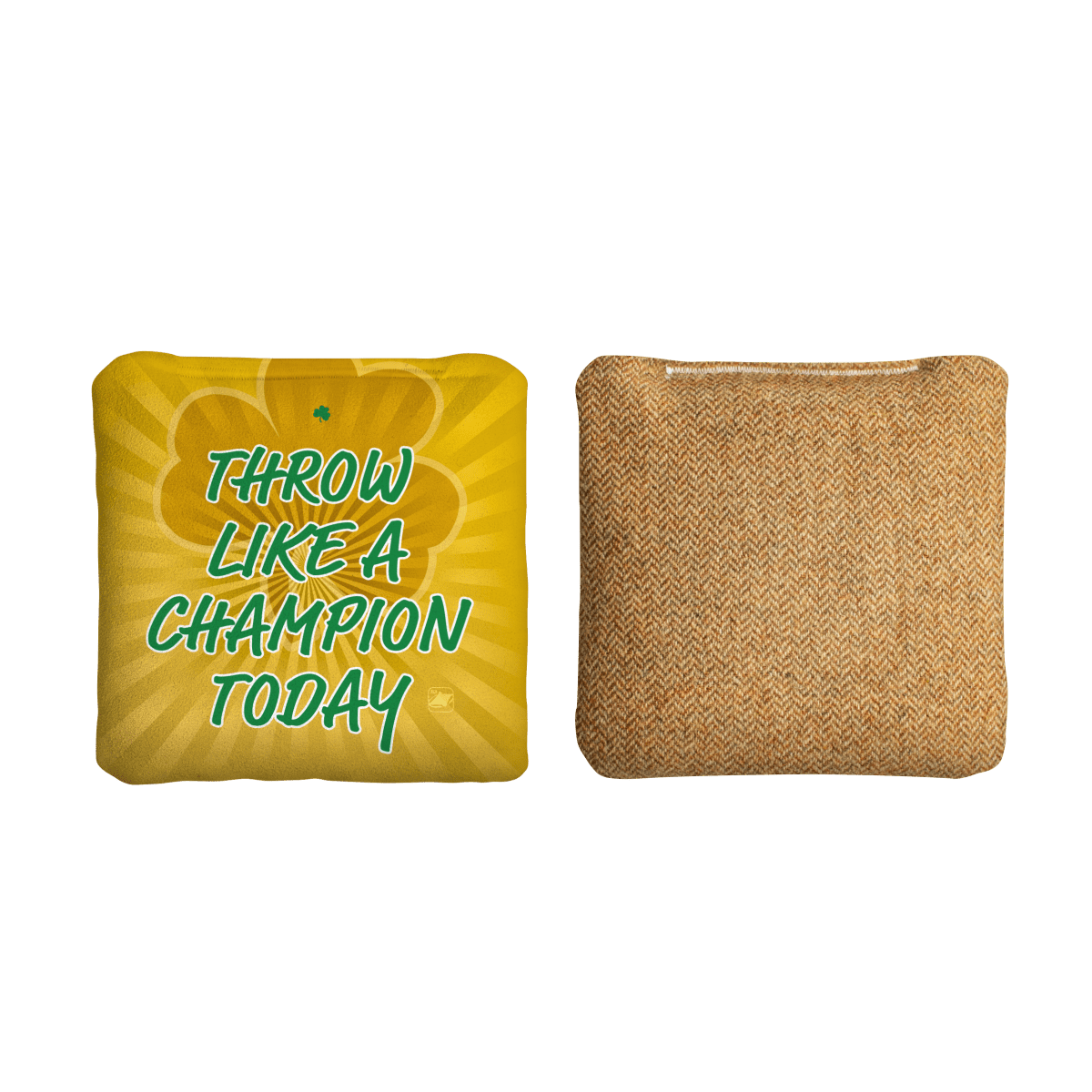 Throw Like a Champion Limited Edition Synergy Soft Cornhole Bags | 03.26 DROP - Gold 107041-130 | American Cornhole Association