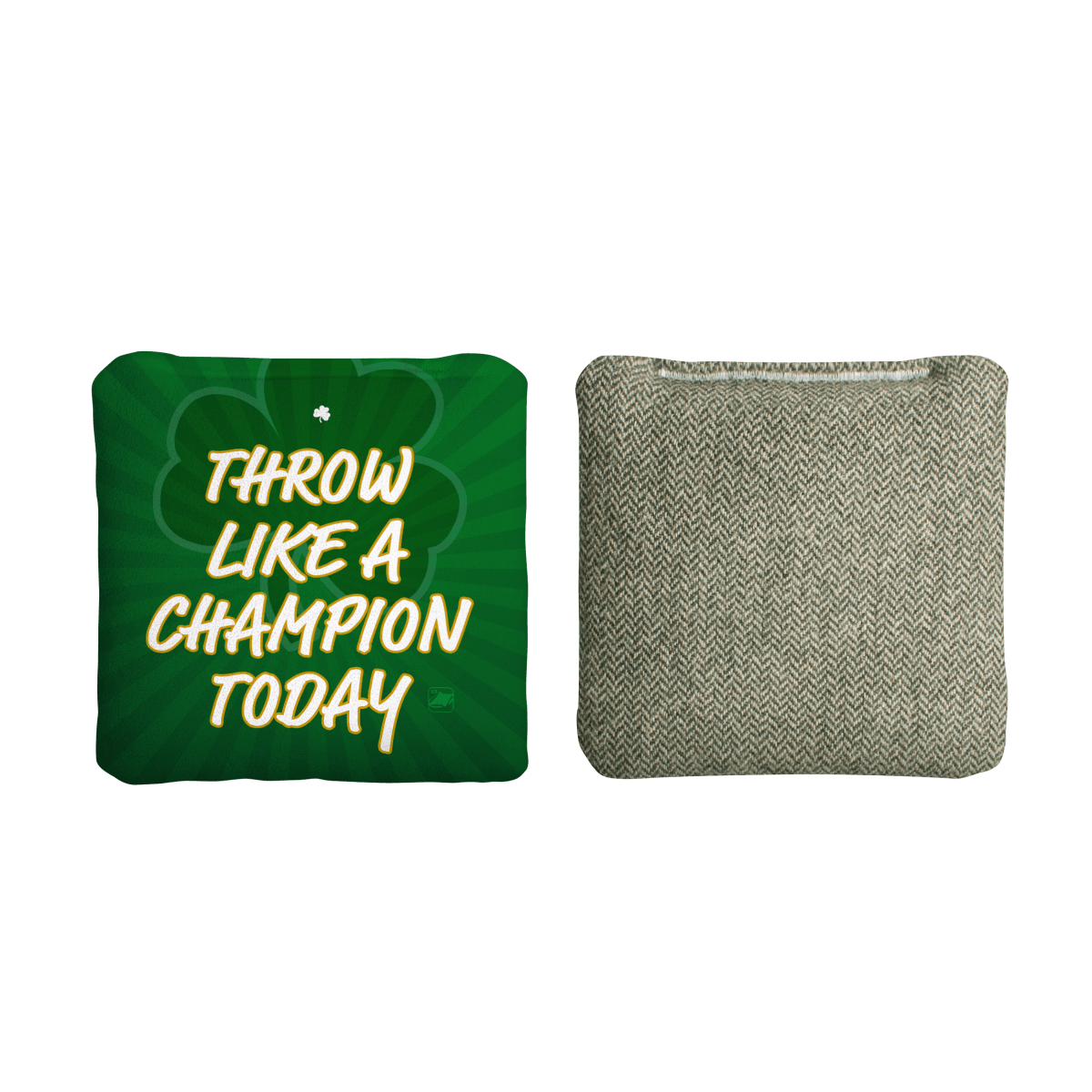 Throw Like a Champion Limited Edition Synergy Soft Cornhole Bags | 03.26 DROP - Green 107041-129 | American Cornhole Association