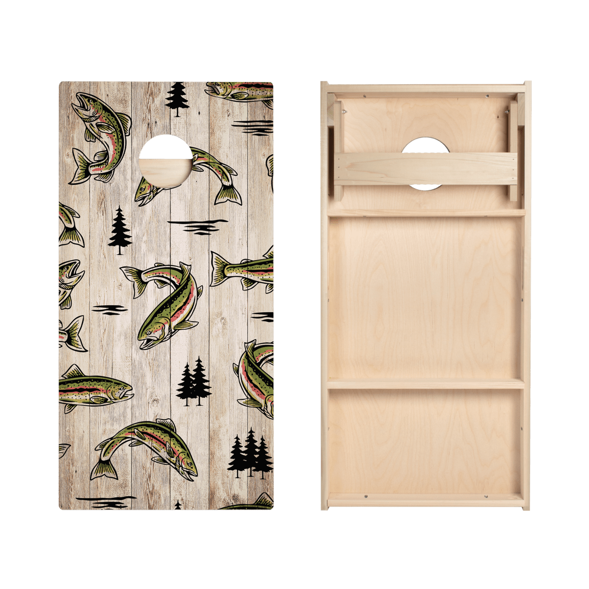 Trout Fish Limited Edition Star Cornhole Boards | 05.26 DROP - ACA-000570 | American Cornhole Association