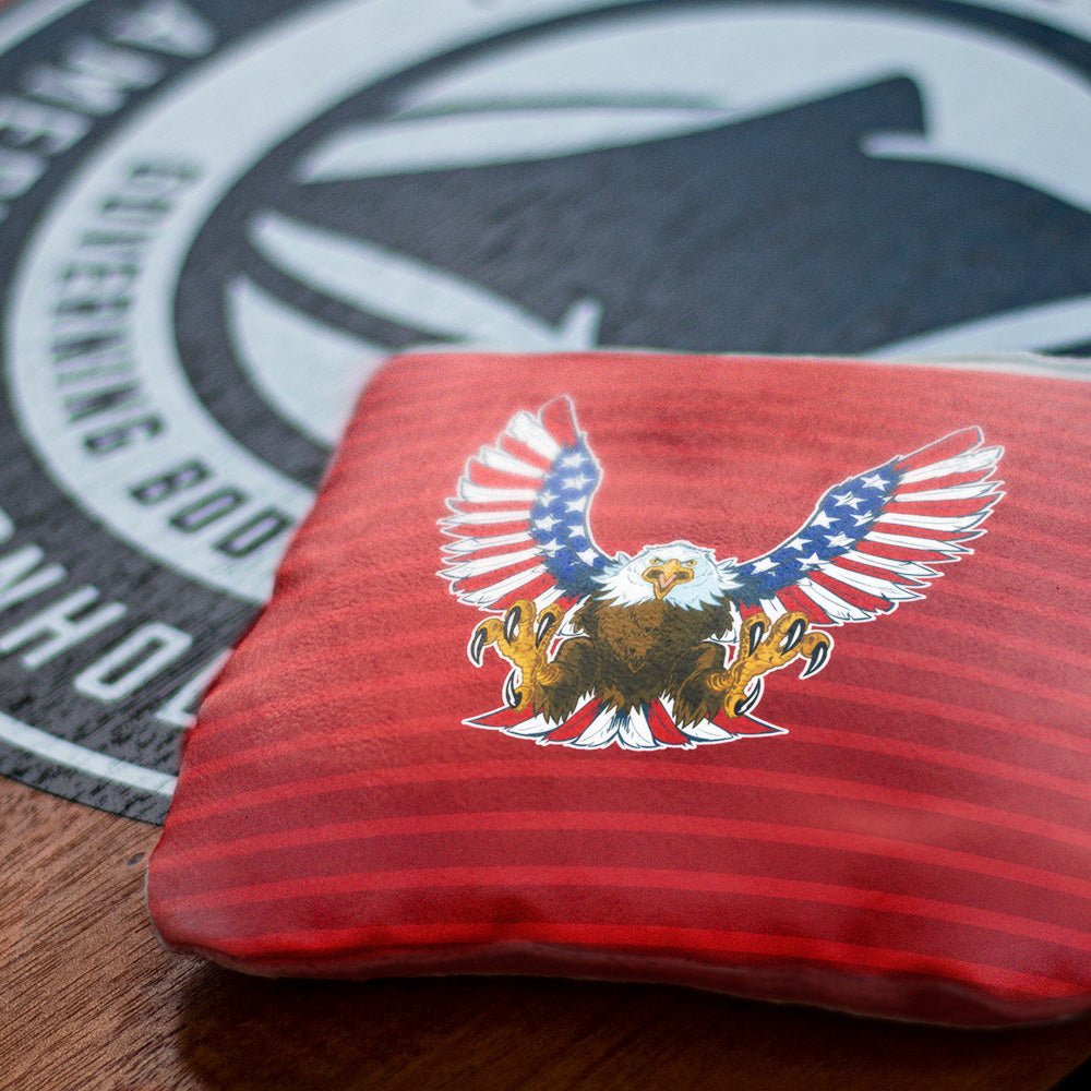 USA Eagle Sig Pro 2x4 Regulation Cornhole Bundle -  | American Cornhole Association