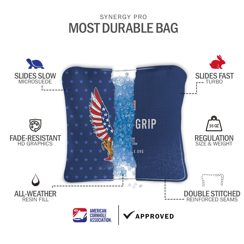 USA Eagle Sig Pro 2x4 Regulation Cornhole Bundle -  | American Cornhole Association