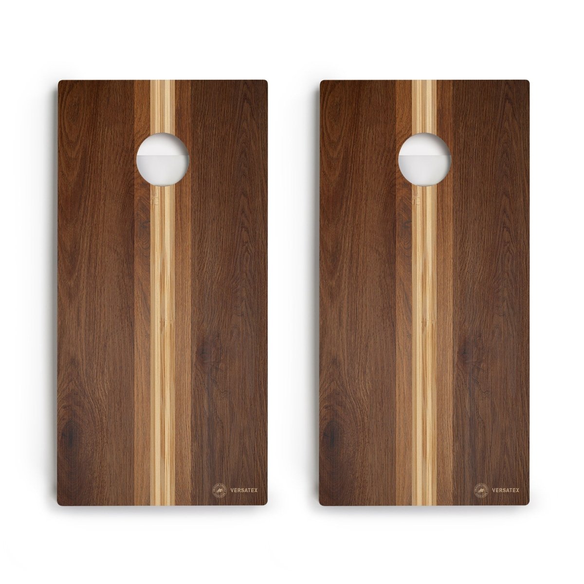 Walnut Surfboard Versatex All-Weather Cornhole Boards - POLY-010 | American Cornhole Association