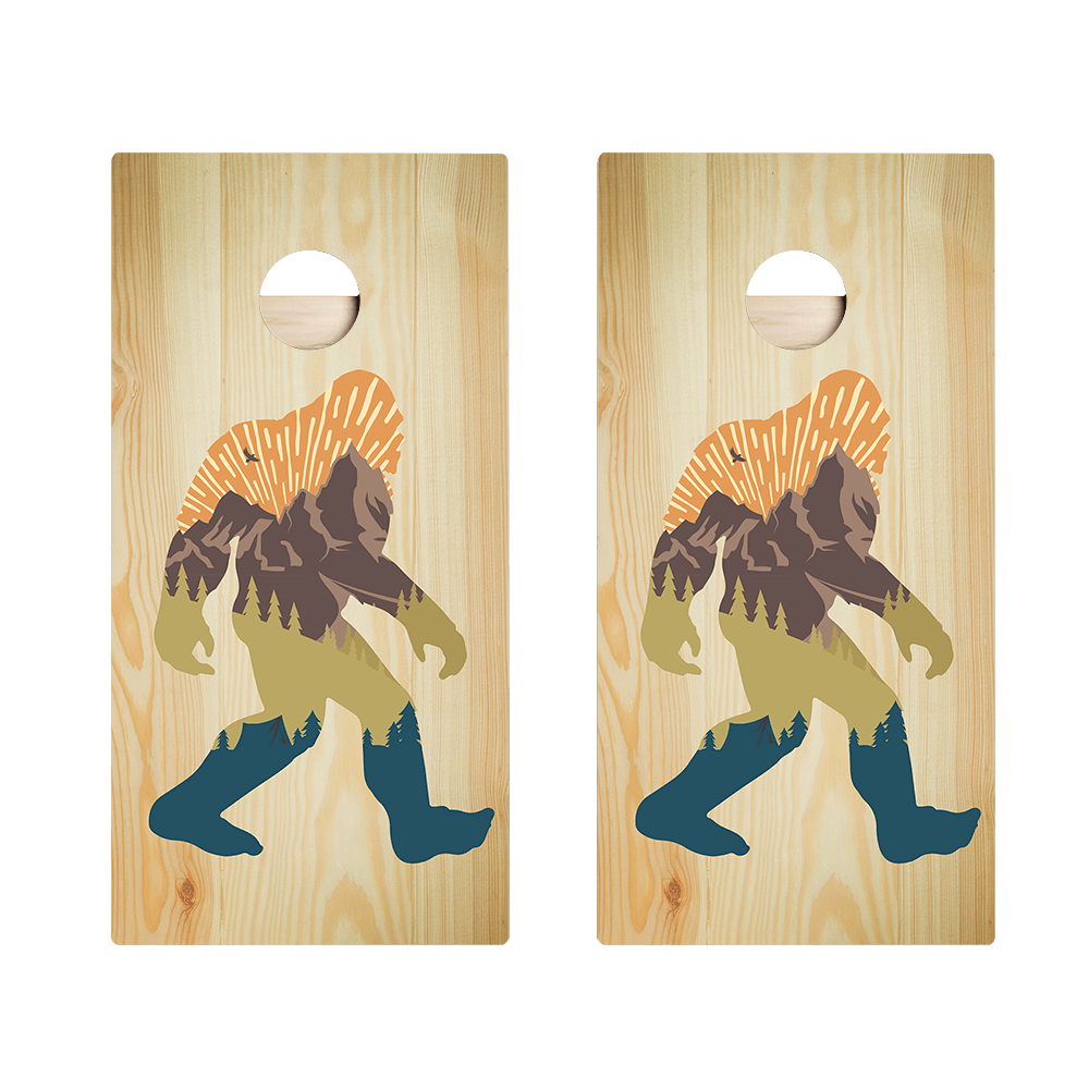 Wilderness Sasquatch Star Cornhole Boards, - American Cornhole Association