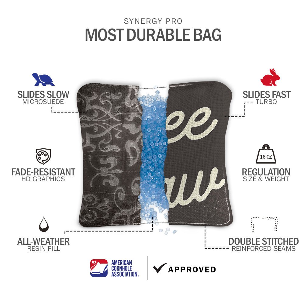 Yee Haw Sig Pro 2x4 Regulation Cornhole Bundle -  | American Cornhole Association