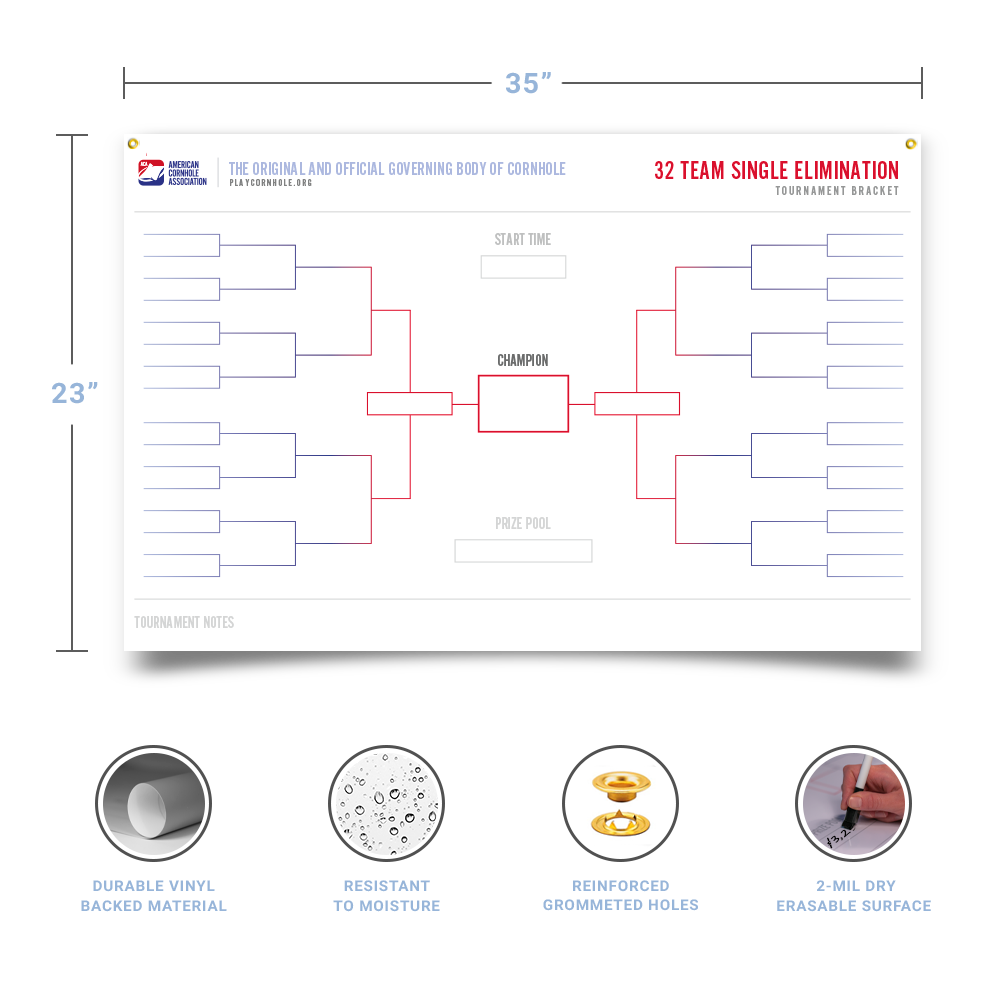 Cornhole Tournament Brackets