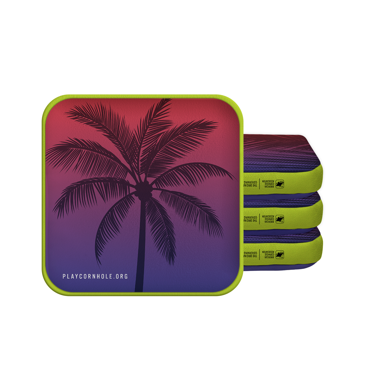 Tropical Palm Synergy Edge Cornhole Bags