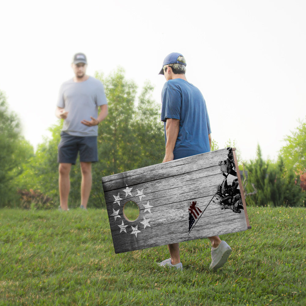 Raise The Flag Sig Pro Cornhole Boards