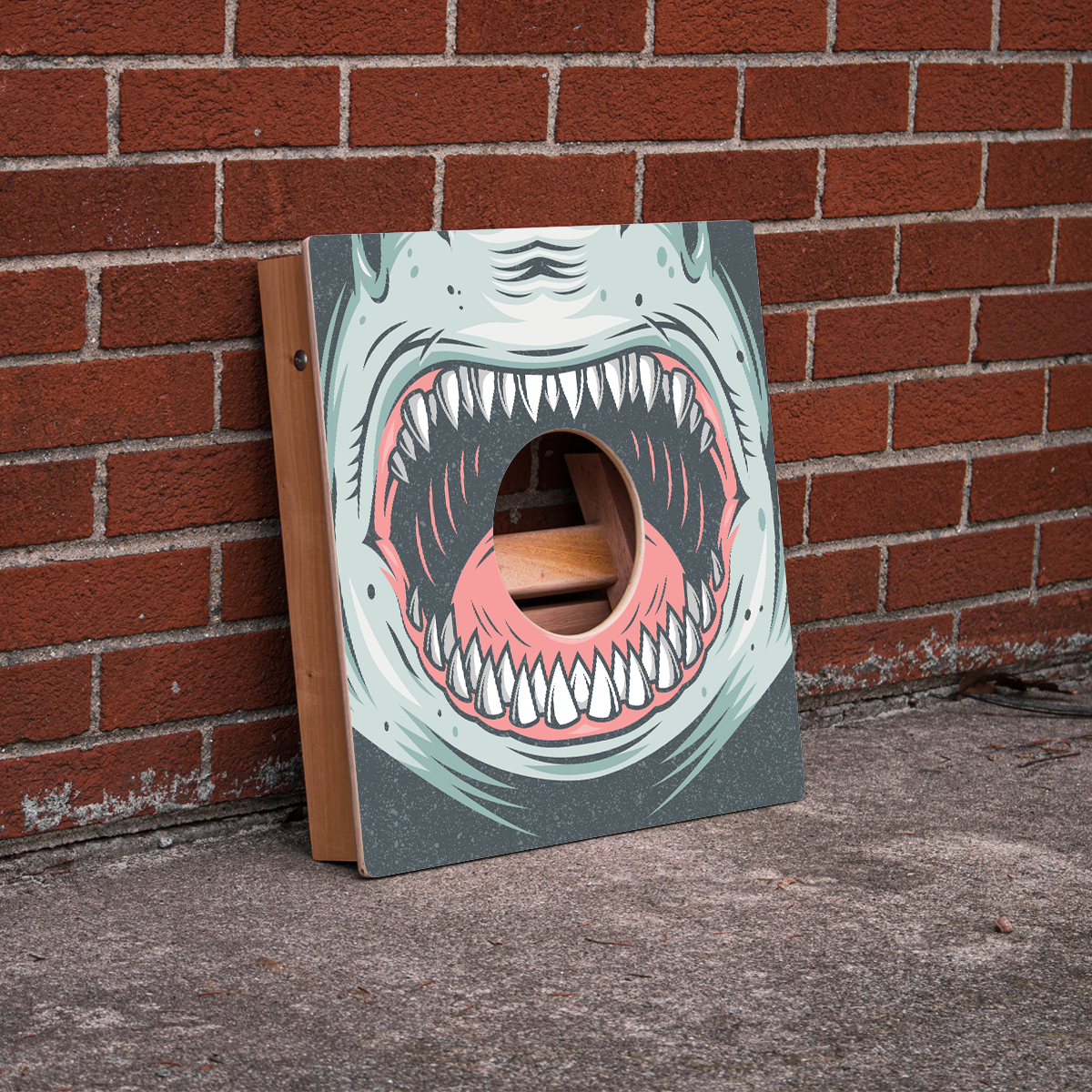 Shark Mouth Cornhole Airmail Box