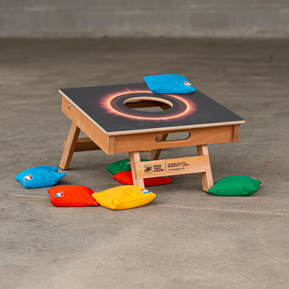 Black Hole Cornhole Airmail Box, - American Cornhole Association