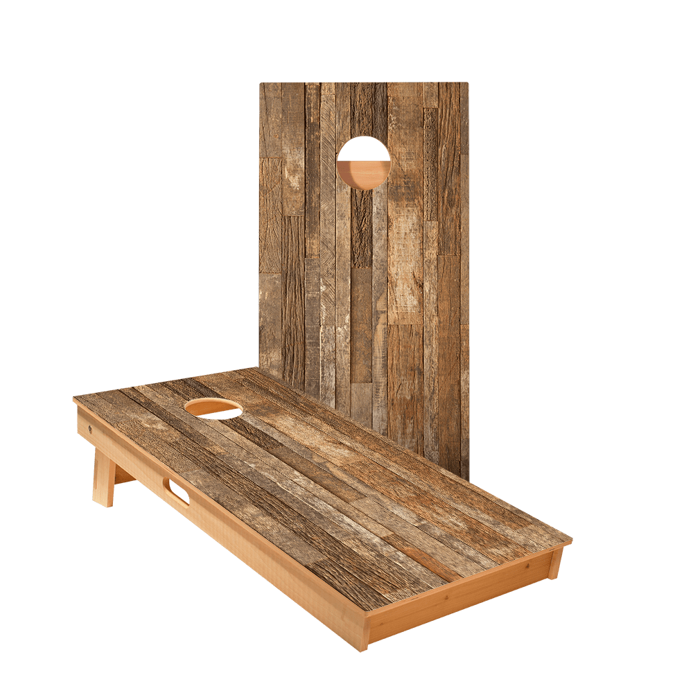Rustic Wood Star Cornhole Boards, - American Cornhole Association