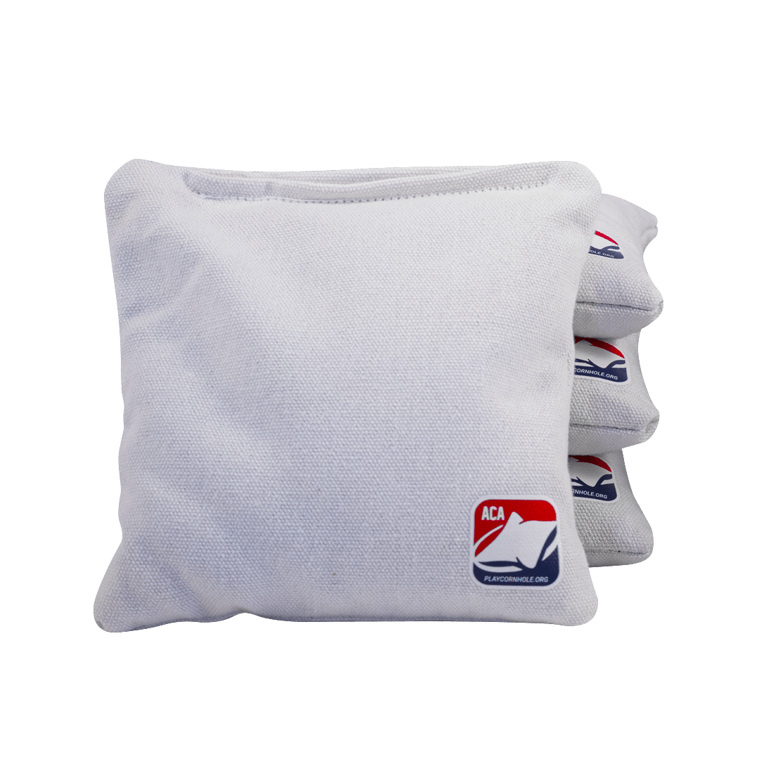 White Daily 66x Cornhole Bags, - American Cornhole Association